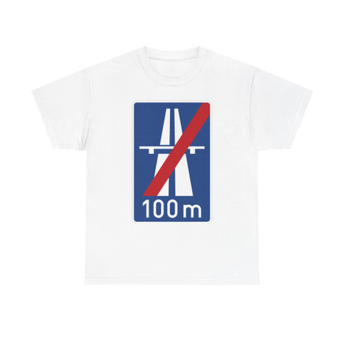 Zeichen 335 - Ende der Autobahn StVO 1970 (Germany) (Road Sign) T-Shirt