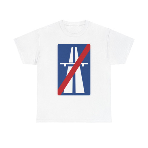 Zeichen 334 - Ende der Autobahn StVO 1970 (Germany) (Road Sign) T-Shirt