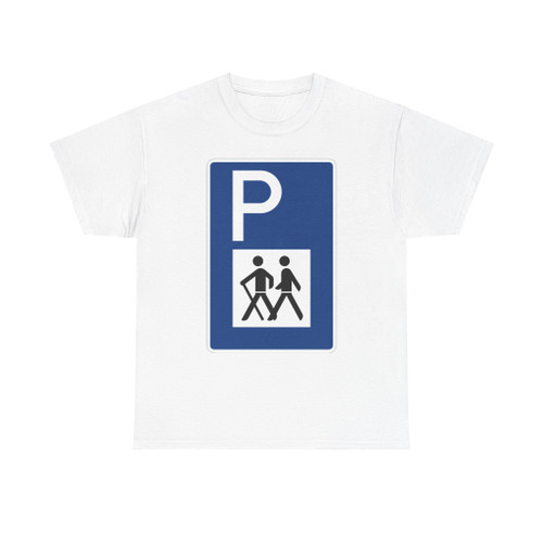 Zeichen 317 - Wandererparkplatz StVO 1992 (Germany) (Road Sign) T-Shirt