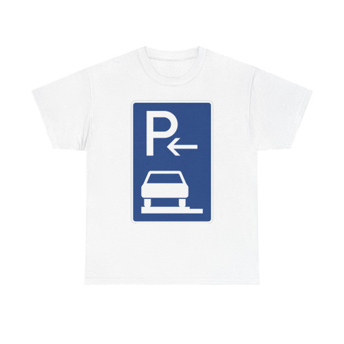 Zeichen 315-62 - Parken auf Gehwegen ganz in Fahrtrichtung links Ende StVO 2013 (Germany) (Road Sign) T-Shirt