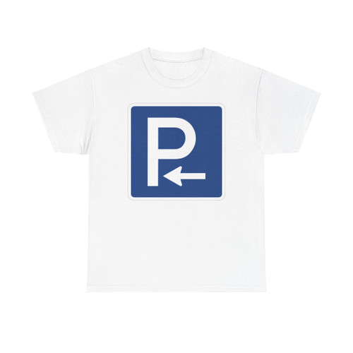 Zeichen 314 - Parkplatz Anfang StVO 1980 (Germany) (Road Sign) T-Shirt