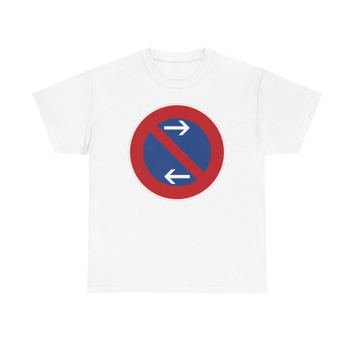Zeichen 286-31 - Eingeschränktes Halteverbot Mitte Aufstellung links StVO 2017 (Germany) (Road Sign) T-Shirt