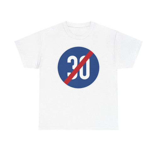 Zeichen 279 - Ende der vorgeschriebenen Mindestgeschwindigkeit StVO 1970 (Germany) (Road Sign) T-Shirt