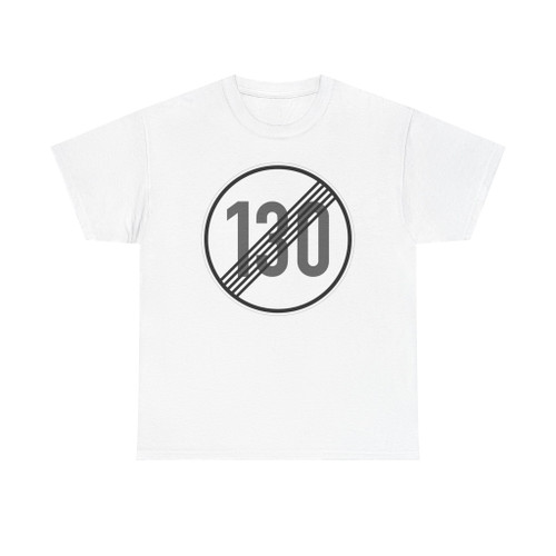 Zeichen 278-130 - Ende der zulässigen Höchstgeschwindigkeit StVO 2017 (Germany) (Road Sign) T-Shirt