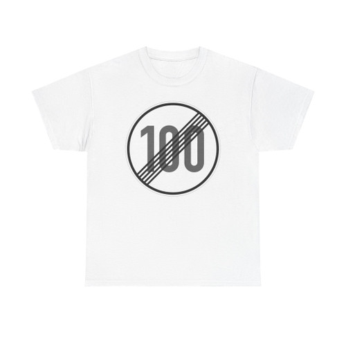 Zeichen 278-100 - Ende der zulässigen Höchstgeschwindigkeit StVO 2017 (Germany) (Road Sign) T-Shirt