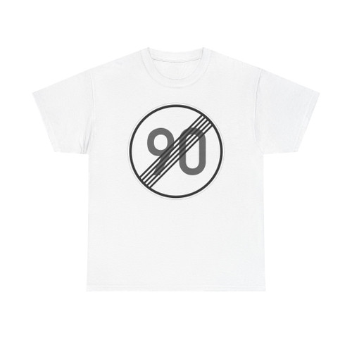 Zeichen 278-90 - Ende der zulässigen Höchstgeschwindigkeit StVO 2017 (Germany) (Road Sign) T-Shirt