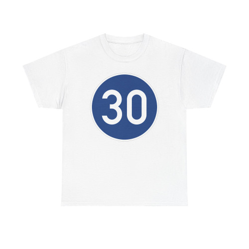 Zeichen 275-30 - Vorgeschriebene Mindestgeschwindigkeit StVO 2017 (Germany) (Road Sign) T-Shirt
