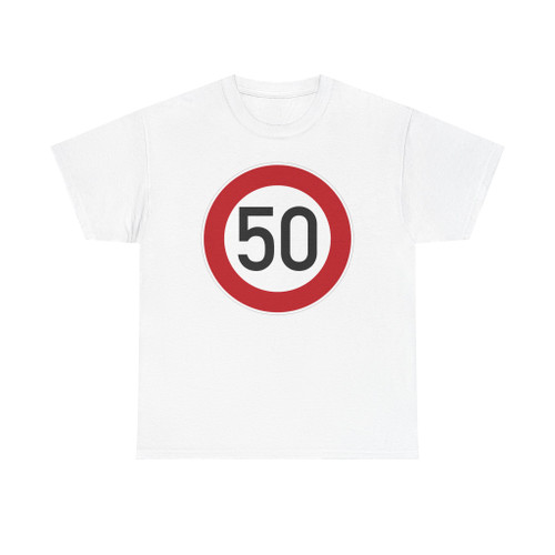 Zeichen 274-50 - Zulässige Höchstgeschwindigkeit StVO 2017 (Germany) (Road Sign) T-Shirt