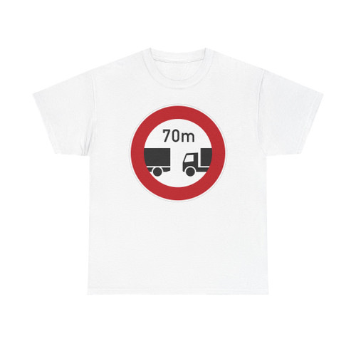 Zeichen 273 - Verbot des Fahrens ohne einen Mindestabstand StVO 1992 (Germany) (Road Sign) T-Shirt
