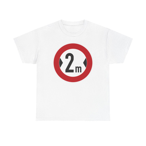 Zeichen 264-2 - Verbot für Fahrzeuge über angegebene tatsächliche Breite StVO 2017 (Germany) (Road Sign) T-Shirt