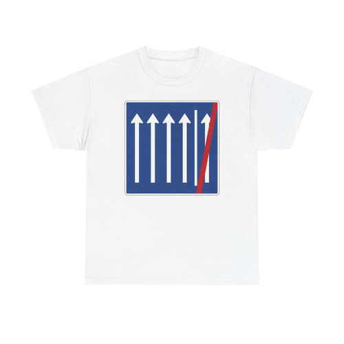 Zeichen 223.2-52 - Seitenstreifen nicht mehr befahren 4 Fahrstreifen u. Seitenstreifen StVO 2017 (Germany) (Road Sign) T-Shirt