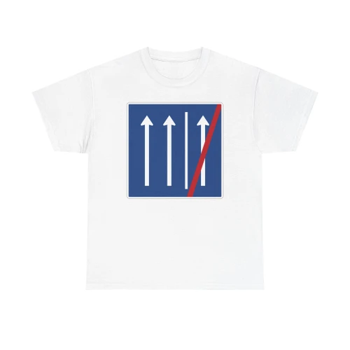 Zeichen 223.2-50 - Seitenstreifen nicht mehr befahren 2 Fahrstreifen u. Seitenstreifen StVO 2017 (Germany) (Road Sign) T-Shirt