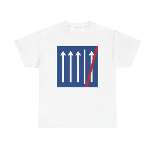 Zeichen 223.2-50 - Seitenstreifen nicht mehr befahrbar StVO 2013 (Germany) (Road Sign) T-Shirt