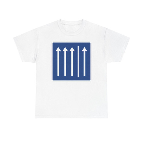 Zeichen 223.1-51 - Seitenstreifen befahrbar 3 Fahrstreifen u. Seitenstreifen StVO 2017 (Germany) (Road Sign) T-Shirt