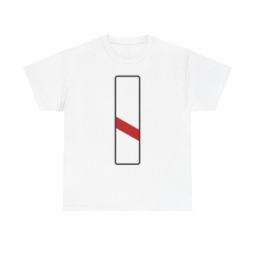 Zeichen 162-20 - einstreifige Bake Aufstellung links StVO 1992 (Germany) (Road Sign) T-Shirt