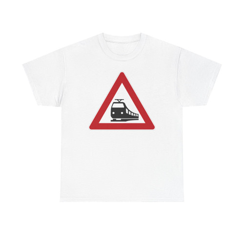 Zeichen 151 - Unbeschrankter Bahnübergang StVO 1992 (Germany) (Road Sign) T-Shirt