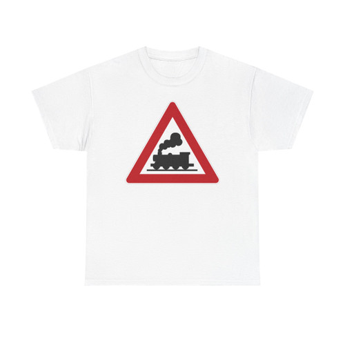 Zeichen 151 - Unbeschrankter Bahnübergang StVO 1970 (Germany) (Road Sign) T-Shirt
