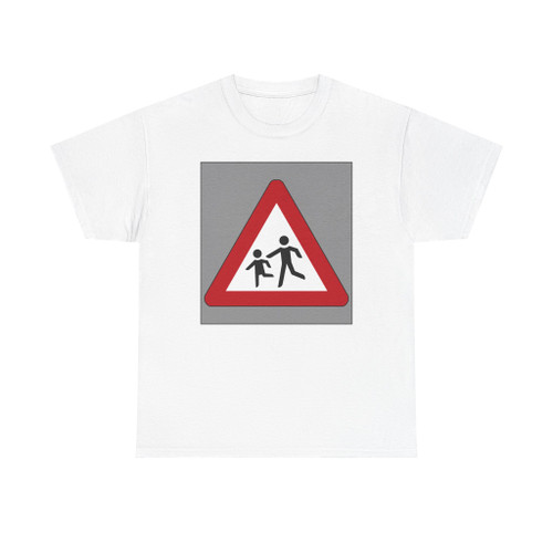Zeichen 136 Skizze für Kinder auf der Straße StVO 2013 (Germany) (Road Sign) T-Shirt