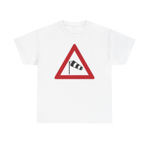 Zeichen 117-20 - Seitenwind von links StVO 1992 (Germany) (Road Sign) T-Shirt