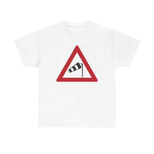 Zeichen 117-10 - Seitenwind von rechts StVO 1992 (Germany) (Road Sign) T-Shirt