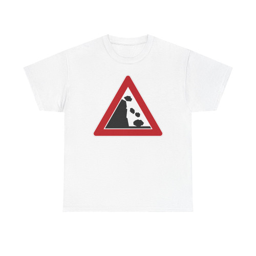 Zeichen 101-25 - Steinschlag Aufstellung links StVO 2017 (Germany) (Road Sign) T-Shirt