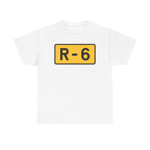 Wegschild Montenegro R-6 (Montenegro) (Road Sign) T-Shirt