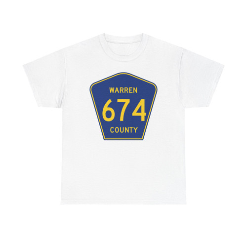 Warren County Route 674 NJ (New Jersey) (Road Sign) T-Shirt