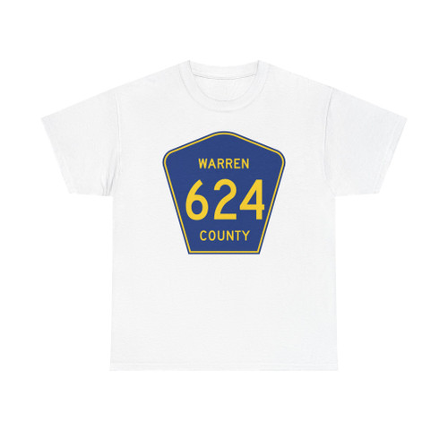 Warren County Route 624 NJ (New Jersey) (Road Sign) T-Shirt