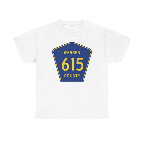 Warren County Route 615 NJ (New Jersey) (Road Sign) T-Shirt