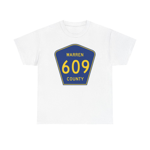 Warren County Route 609 NJ (New Jersey) (Road Sign) T-Shirt