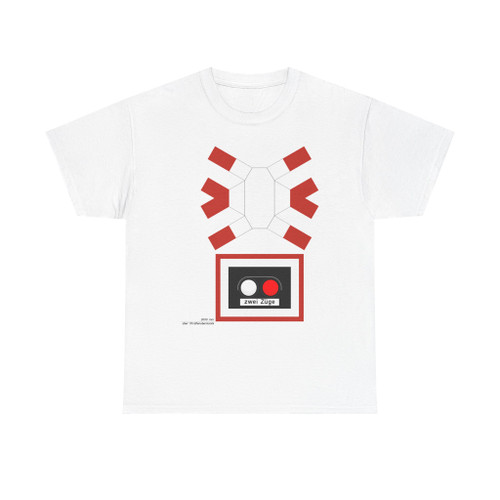 Warnzeichen bei Annäherung zweier Züge auf mehrgleisiger Bahn BO 1943 (Germany) (Road Sign) T-Shirt