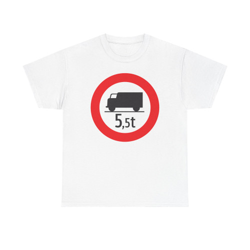 Vorschriftszeichen 7a Gewicht 2010 (Austria) (Road Sign) T-Shirt