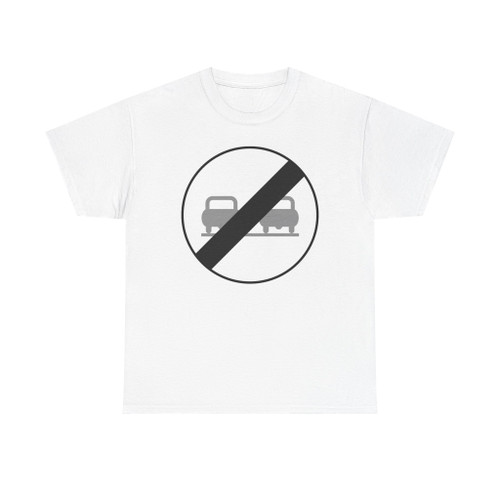 Vorschriftszeichen 4b (Austria) (Road Sign) T-Shirt