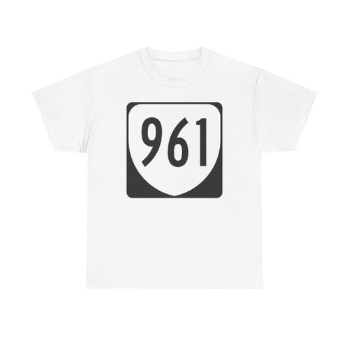 Virginia 961 1980 (Virginia) (Road Sign) T-Shirt (0c6f3f)