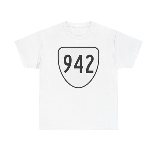 Virginia 942 1956 (Virginia) (Road Sign) T-Shirt (0e0f63)