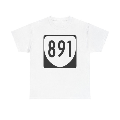 Virginia 891 1980 (Virginia) (Road Sign) T-Shirt (0a4f4e)
