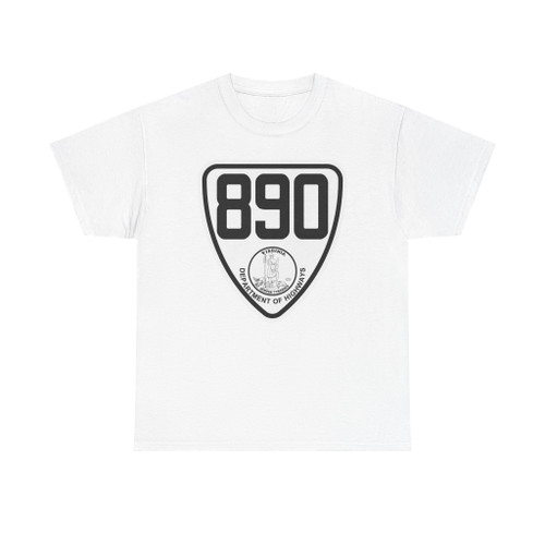Virginia 890 1924 (Virginia) (Road Sign) T-Shirt (0a4f44)