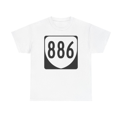 Virginia 886 1980 (Virginia) (Road Sign) T-Shirt (0b0fcf)