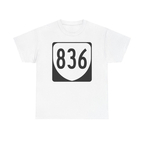 Virginia 836 1980 (Virginia) (Road Sign) T-Shirt (09ab21)