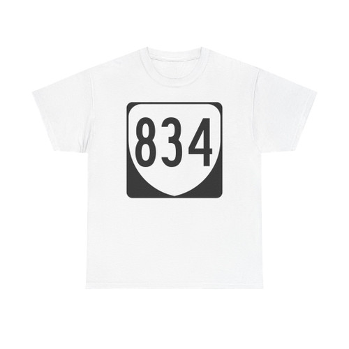 Virginia 834 1980 (Virginia) (Road Sign) T-Shirt (0e931d)