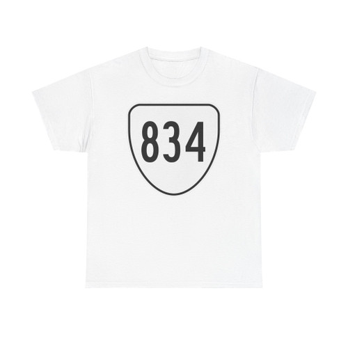Virginia 834 1956 (Virginia) (Road Sign) T-Shirt (0a4de2)