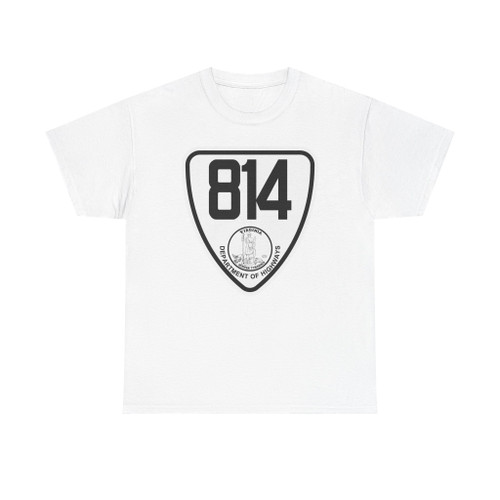 Virginia 814 1924 (Virginia) (Road Sign) T-Shirt (09aab5)