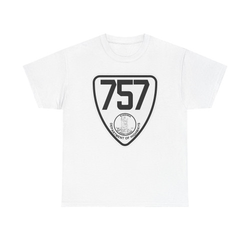 Virginia 757 1924 (Virginia) (Road Sign) T-Shirt