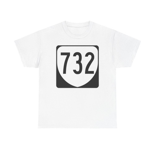 Virginia 732 1980 (Virginia) (Road Sign) T-Shirt (0a005a)