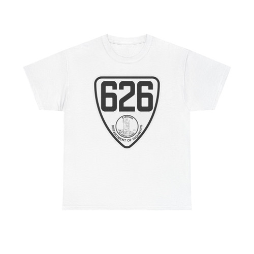 Virginia 626 1924 (Virginia) (Road Sign) T-Shirt