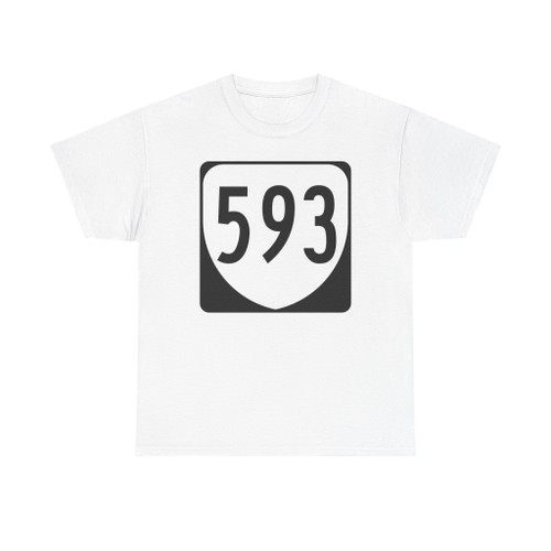Virginia 593 1980 (Virginia) (Road Sign) T-Shirt