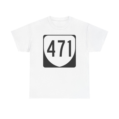 Virginia 471 1980 (Virginia) (Road Sign) T-Shirt (0d6143)