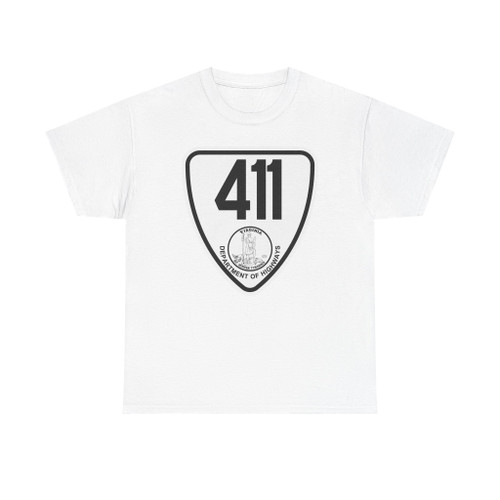 Virginia 411 1924 (Virginia) (Road Sign) T-Shirt