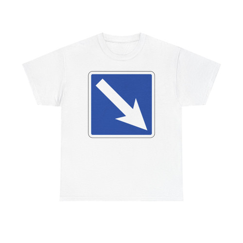 화살방향운행도로 (North Korea) (Road Sign) T-Shirt