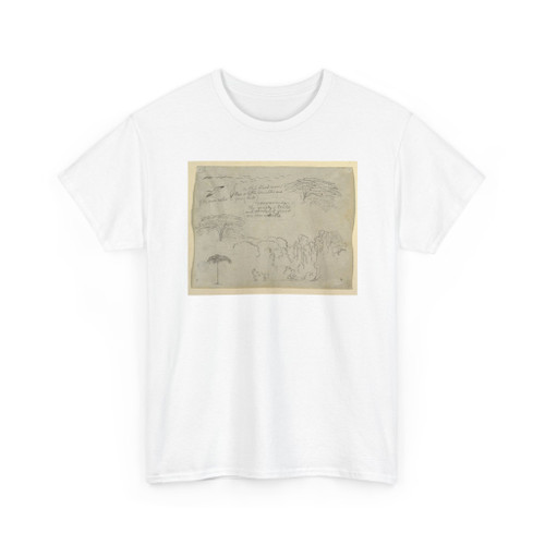 Frederic Edwin Church, American, - Birds and Trees along the Río Magdalena, Colombia - May 1853 v2 - T-Shirt